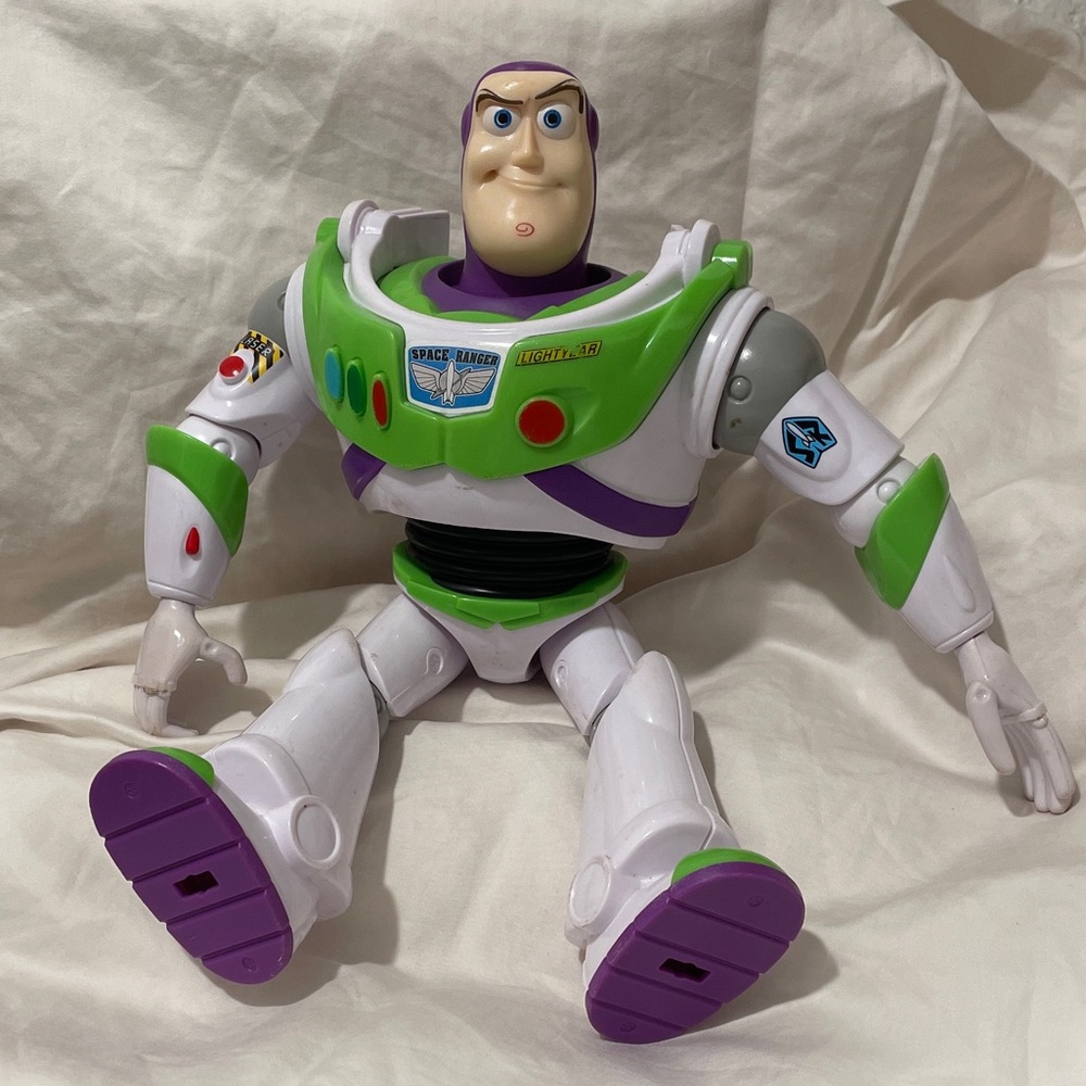 Disney Pixar Buzz Lightyear Large Action Figure 12 in Scale Toy Story
